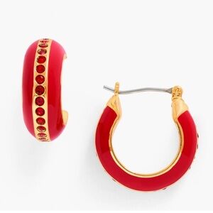 Talbots Gold Hoop Earrings NEW